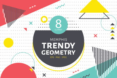 Memphis Trendy Geometric