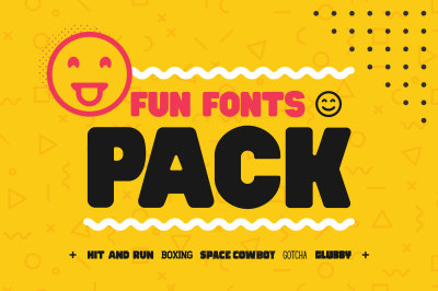 Fun Fonts Pack! - Bundle!