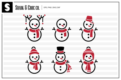&amp;#039;Festive Snowman&amp;#039; cut files