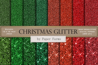 Christmas glitter 
