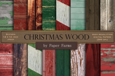 Christmas wood backgrounds