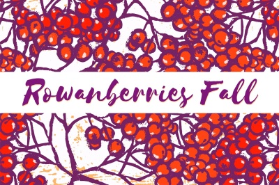 Rowanberries Fall Pattern Set
