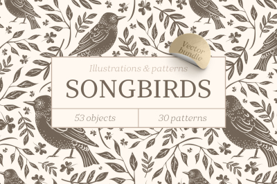Songbirds graphic collection