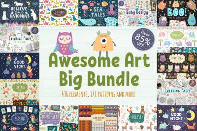 88% OFF! Awesome Graphic Bundle