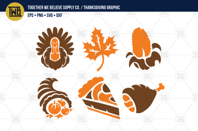 'Thanksgiving Elements' lovingly created cut files