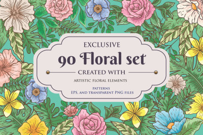 Exclusive 90 Floral Set