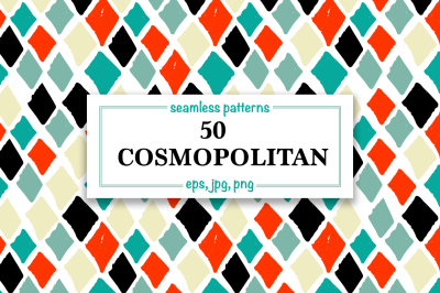 50 Cosmopolitan Seamless Patterns.