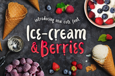 Ice-cream&Berries Font
