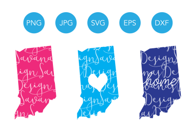 Indiana SVG, Indiana SVG Files, Indiana SVG Designs, Indiana Home Svg, Svg Indiana, Indiana Clipart, Indiana Cut File, Indiana Dxf