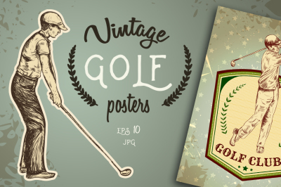 Vintage posters "Golf"