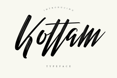 Kottam Typeface