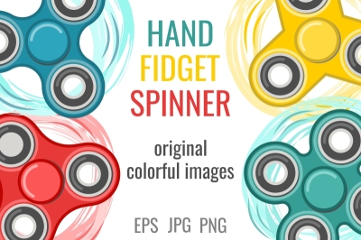 Moving color hand fidget spinners
