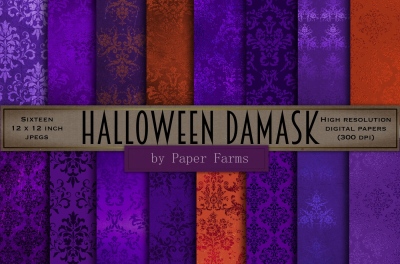Halloween digital paper 