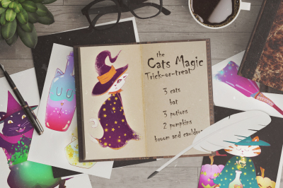 the Cats Magic - Halloween cats