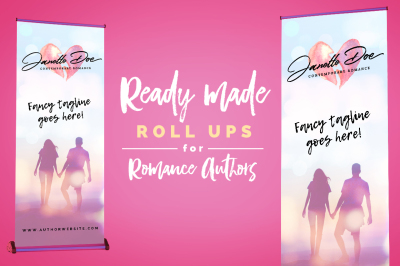Roll Up Banner for Romance Authors