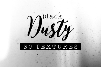 30 Black Dusty Textures