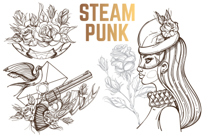 Steampunk set