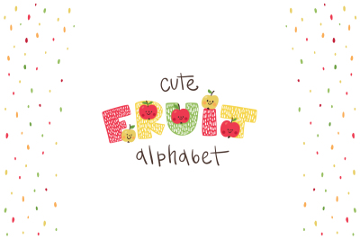 Funny Fruit alphabet