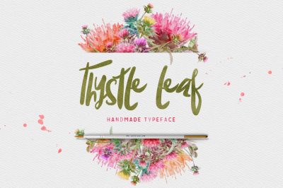 Thystle Leaf Typeface