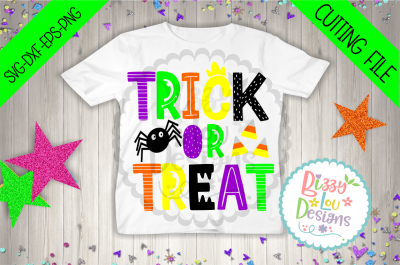 Trick or Treat SVG DXF EPS PNG - cutting file