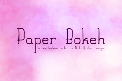 Paper Bokeh Pack