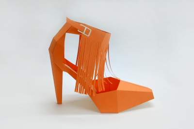 DIY Tassle High Heel Shoe - 3d papercraft