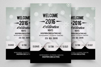 New Year & Party Flyer Template