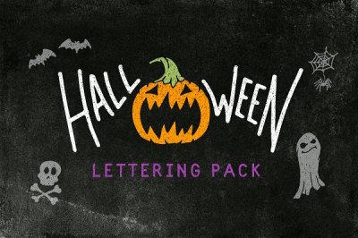 Halloween Lettering Pack