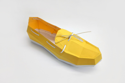 DIY Loafer Shoe - 3d papercraft