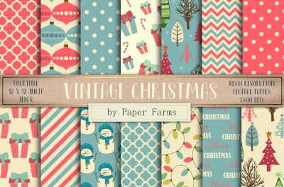 Vintage Christmas backgrounds 