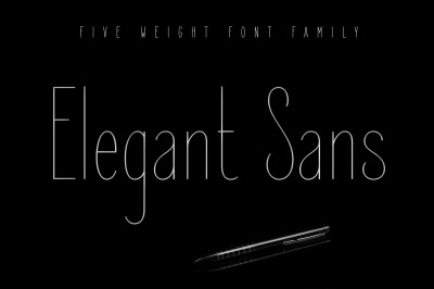 Elegant Sans Font Family