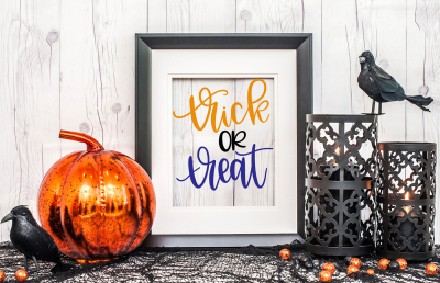 Trick or Treat - Hand Lettered SVG