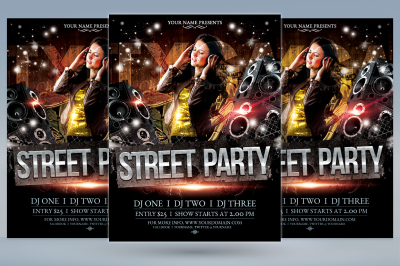 Street Party Flyer