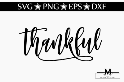 Thankful SVG