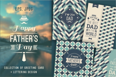 12 greeting cards for Father's Day