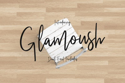 Glamoush Typeface