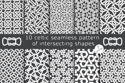 10 celtic patterns. Package 2