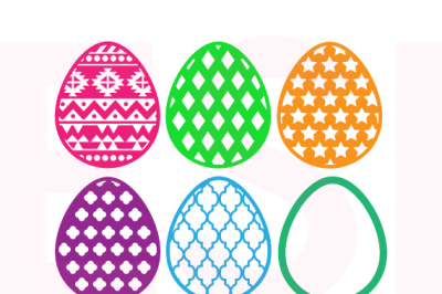 Patterned Easter Egg Design Set 2