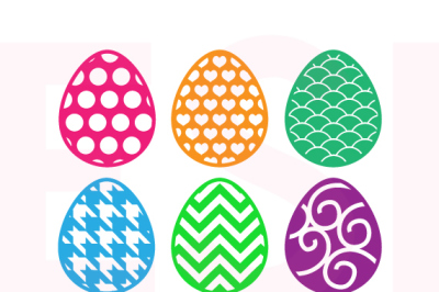 Patterned Easter Egg Design Set 1