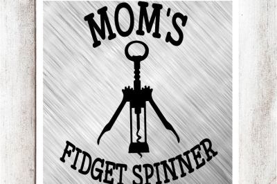 Mom's Fidget Spinner SVG/DXF/EPS File