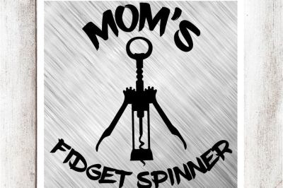 Mom's Fidget Spinner V2 SVG/DXF/EPS File