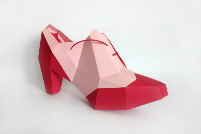 DIY Ankle Shoe - 3d papercraft