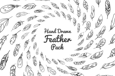 Hand Drawn Feather Pack