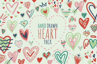 Hand Drawn Heart Pack