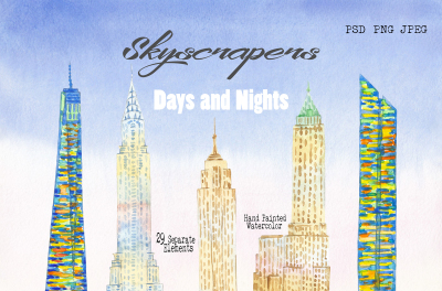 Skyscrapers. Days and Nights