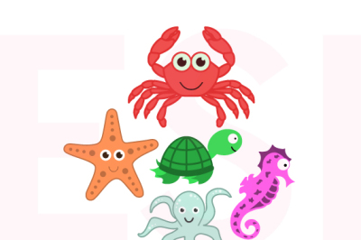 Sea Creatures Design Set