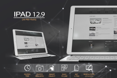 iPad Pro 12.9 MockUp