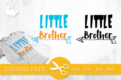Little brother SVG, PNG, EPS, DXF, cut file
