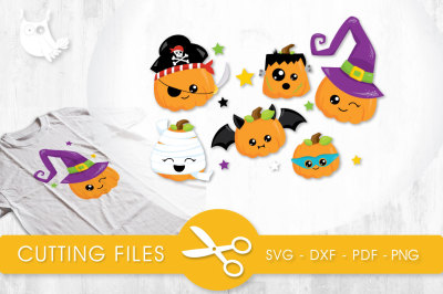 Pumpkin Dress Up SVG, PNG, EPS, DXF, cut file