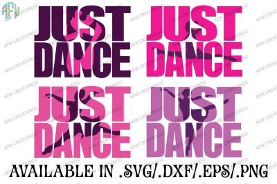 Just Dance Bundle - SVG, DXF, EPS Cut Files